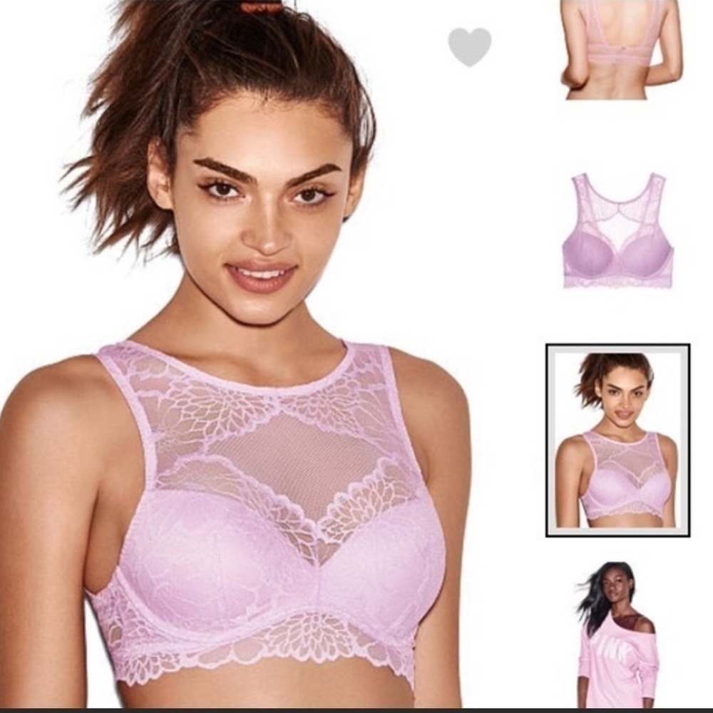 ๐ฅON SALE๐ฅ2/$25๐ฅ ๐ Pink ๐Victoria Secret Padded PUSHUP Bralette - Picture 6 of 8